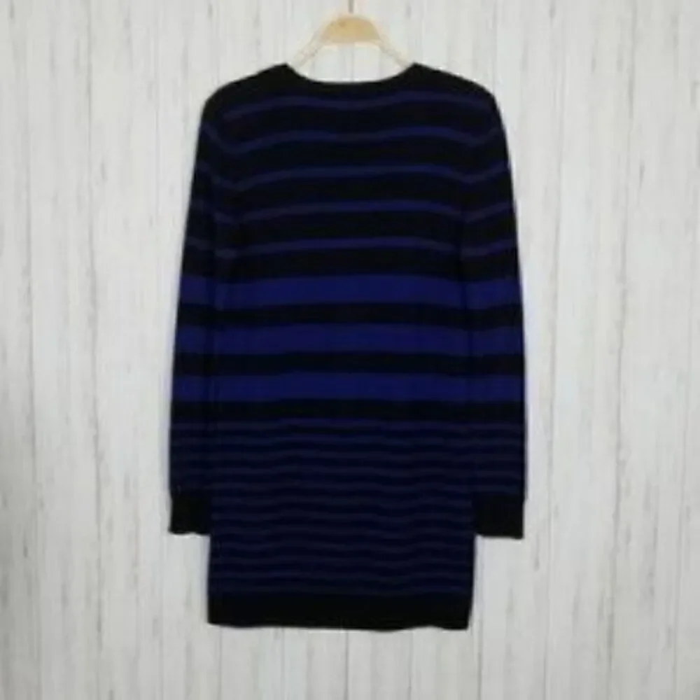 Michael Kors Striped Sweater Fitted Sheath Dress